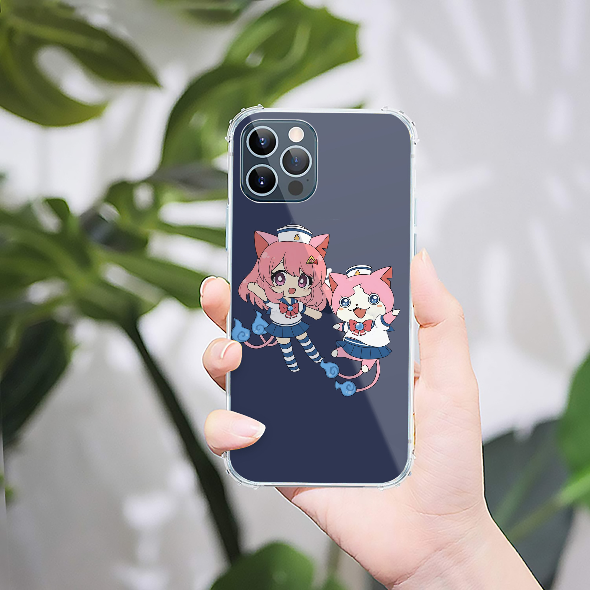 （画像用） 妖怪ウォッチ Yo-kai Watch 【iPhone 12シリーズ対応】透明スマホケース（クリアソフトケース）